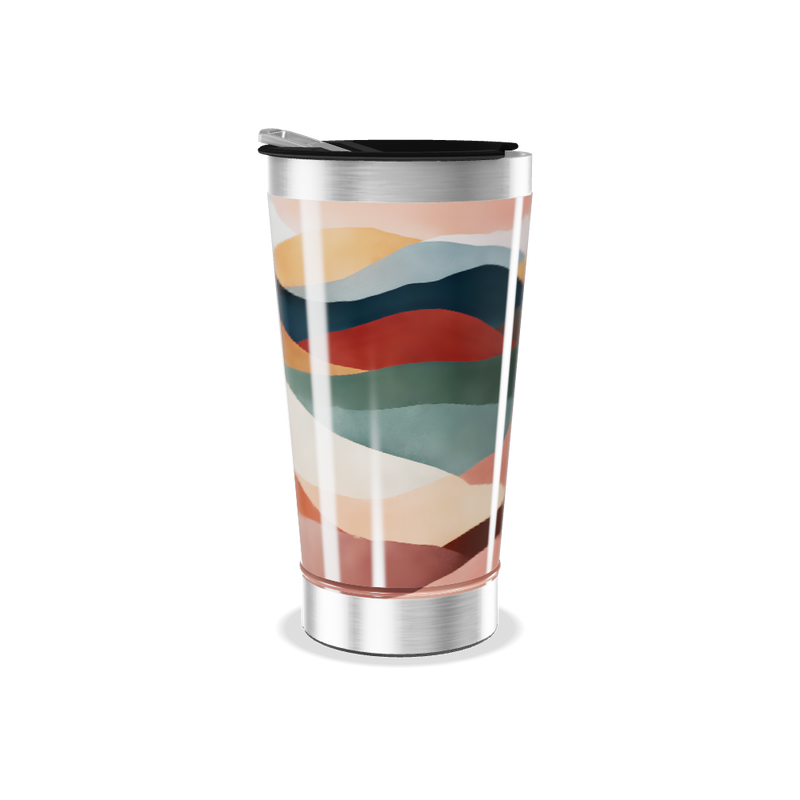 Copo Térmico - Estampa Montanhas Coloridas
