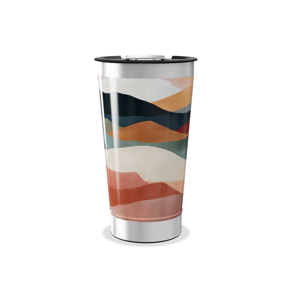 Copo Térmico - Estampa Montanhas Coloridas