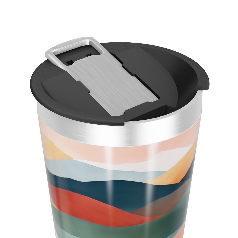 Copo Térmico - Estampa Montanhas Coloridas