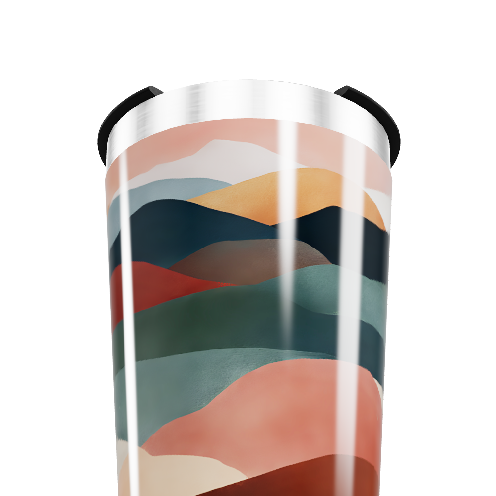 Copo Térmico - Estampa Montanhas Coloridas