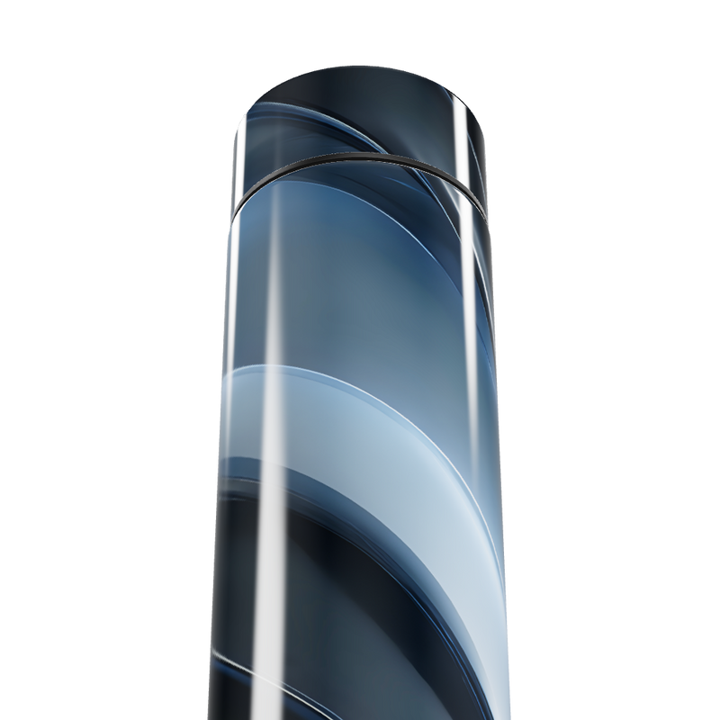 Garrafa Térmica Touch Design Espiral Azul