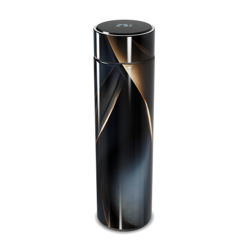 Garrafa Térmica Touch - Preto com Design Moderno