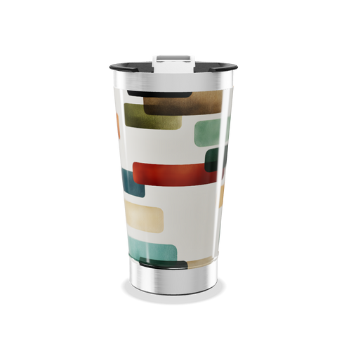 Copo Térmico - Estampa Colorida Inox