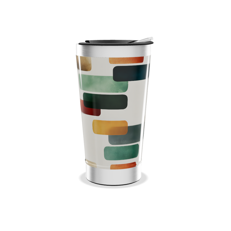 Copo Térmico - Estampa Colorida Inox