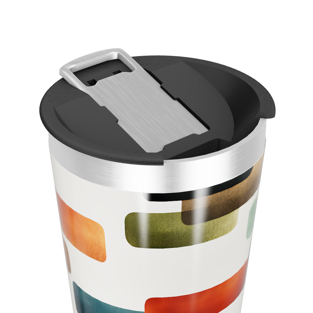 Copo Térmico - Estampa Colorida Inox