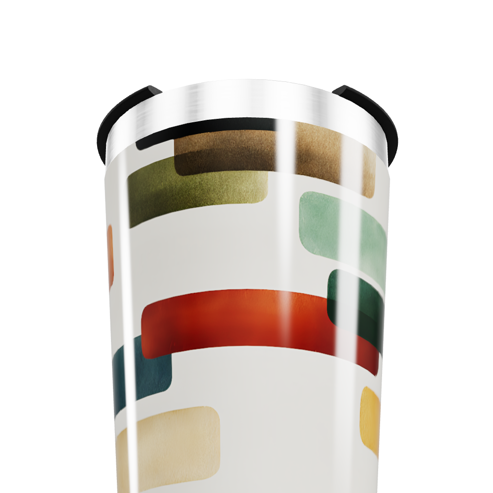 Copo Térmico - Estampa Colorida Inox