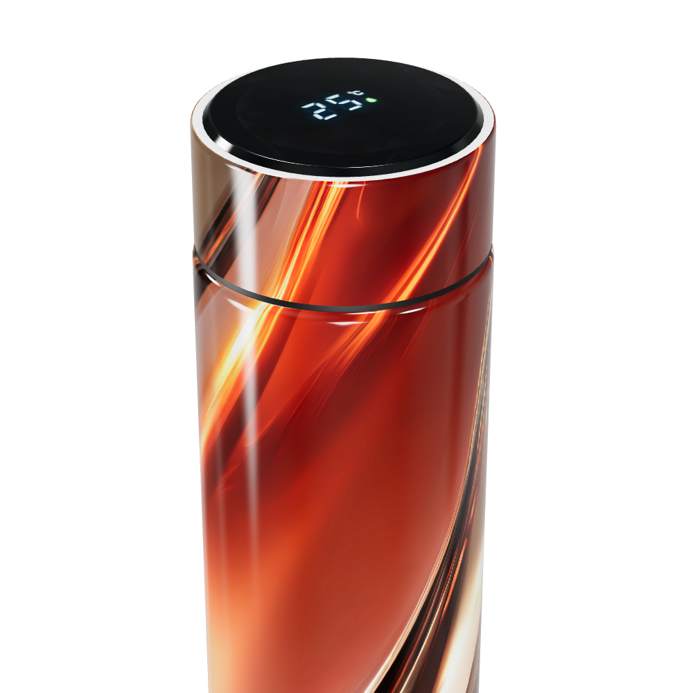 Garrafa Térmica Touch - Vermelha Metálica