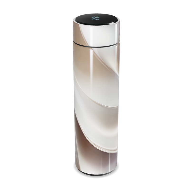 Garrafa Térmica Touch - Digital Branca Elegante