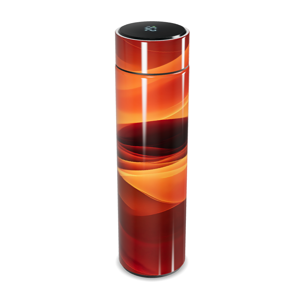 Garrafa Térmica Touch - Design Laranja Digital