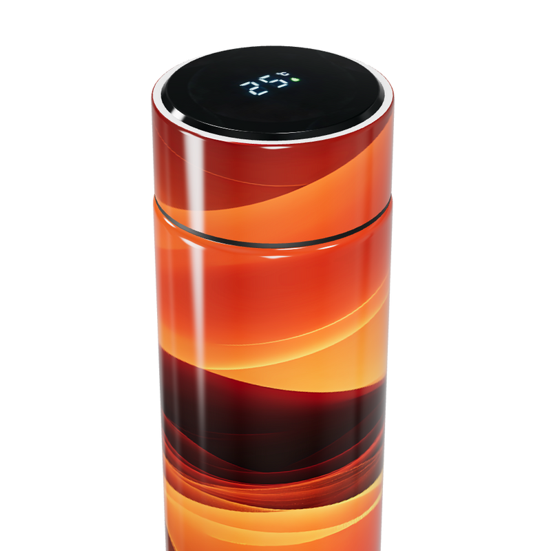 Garrafa Térmica Touch - Design Laranja Digital
