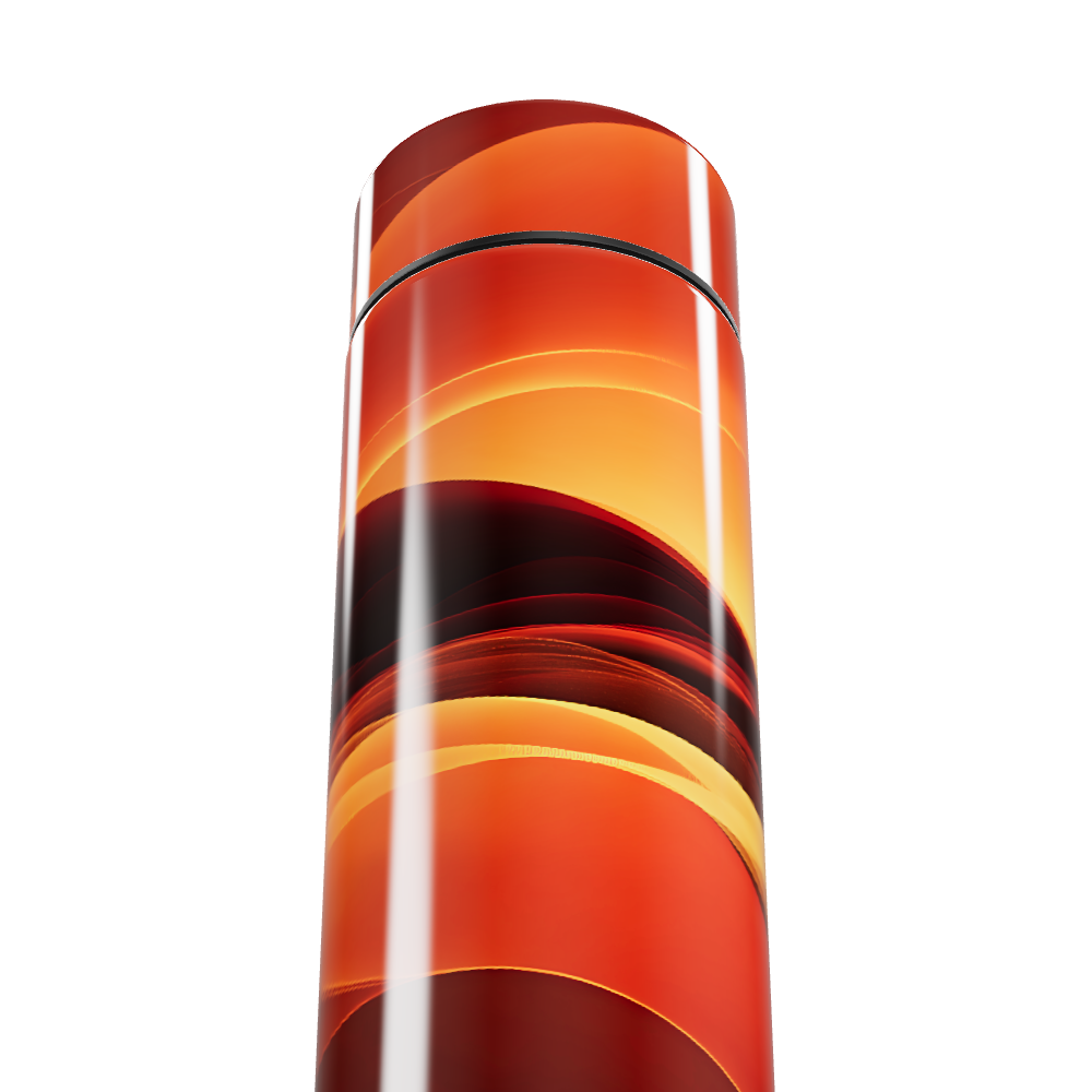 Garrafa Térmica Touch - Design Laranja Digital