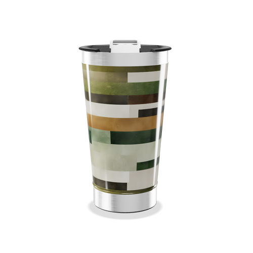 Copo Térmico - Estampa Geométrica Colorida