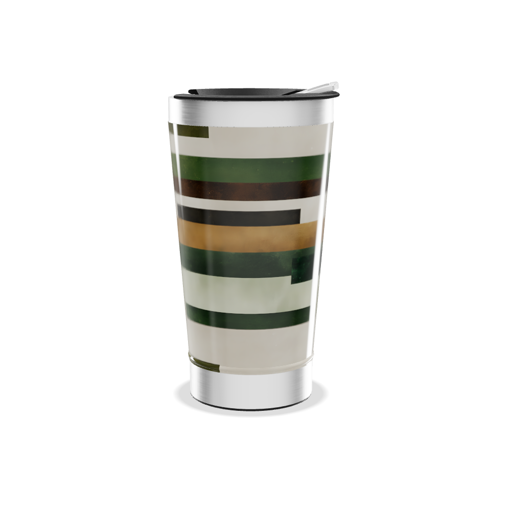 Copo Térmico - Estampa Geométrica Colorida