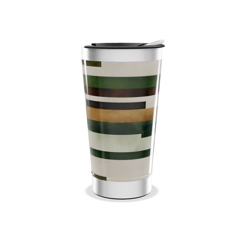 Copo Térmico - Estampa Geométrica Colorida