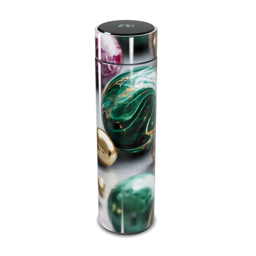 Garrafa Térmica Touch - Verde Marmorizada