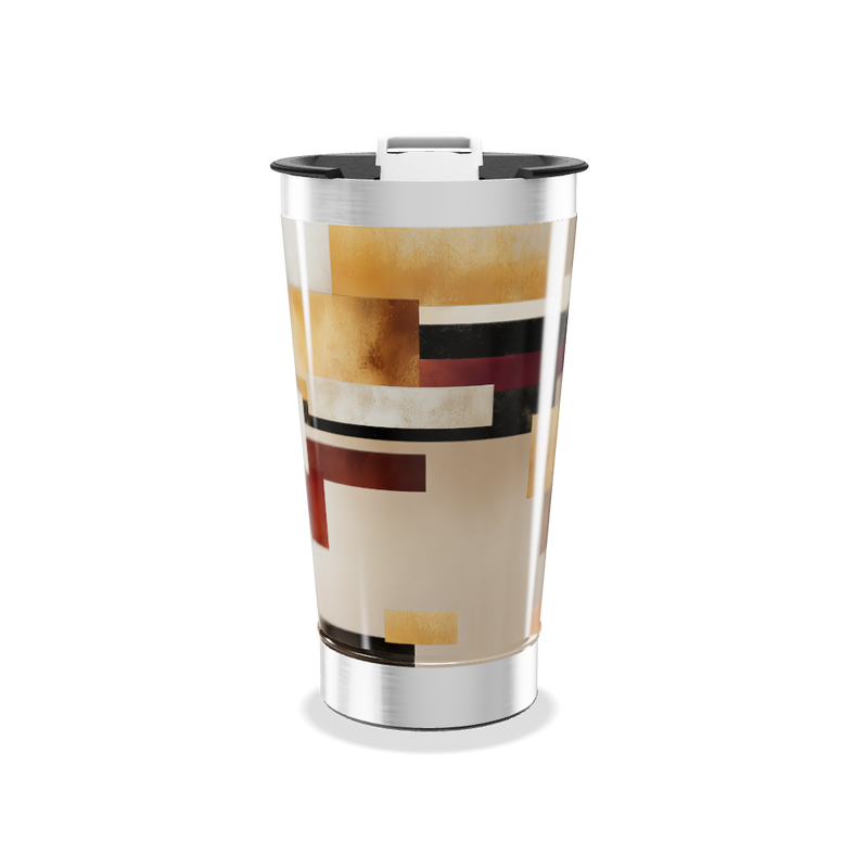 Copo Térmico - Estampa Geométrica Colorida