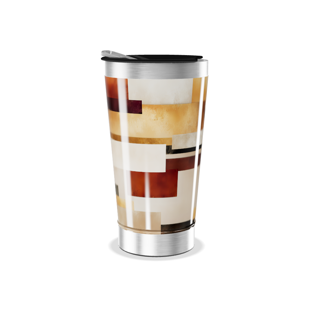 Copo Térmico - Estampa Geométrica Colorida