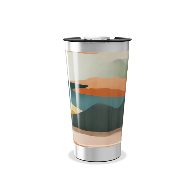 Copo Térmico - Estampado Multicolorido