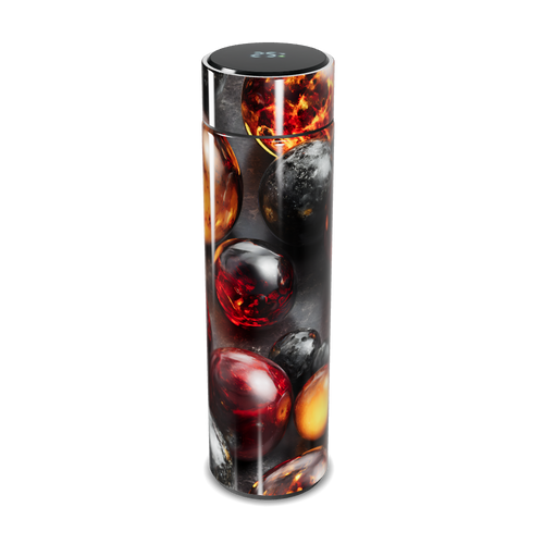 Garrafa Térmica Touch - Estampa Esferas Coloridas