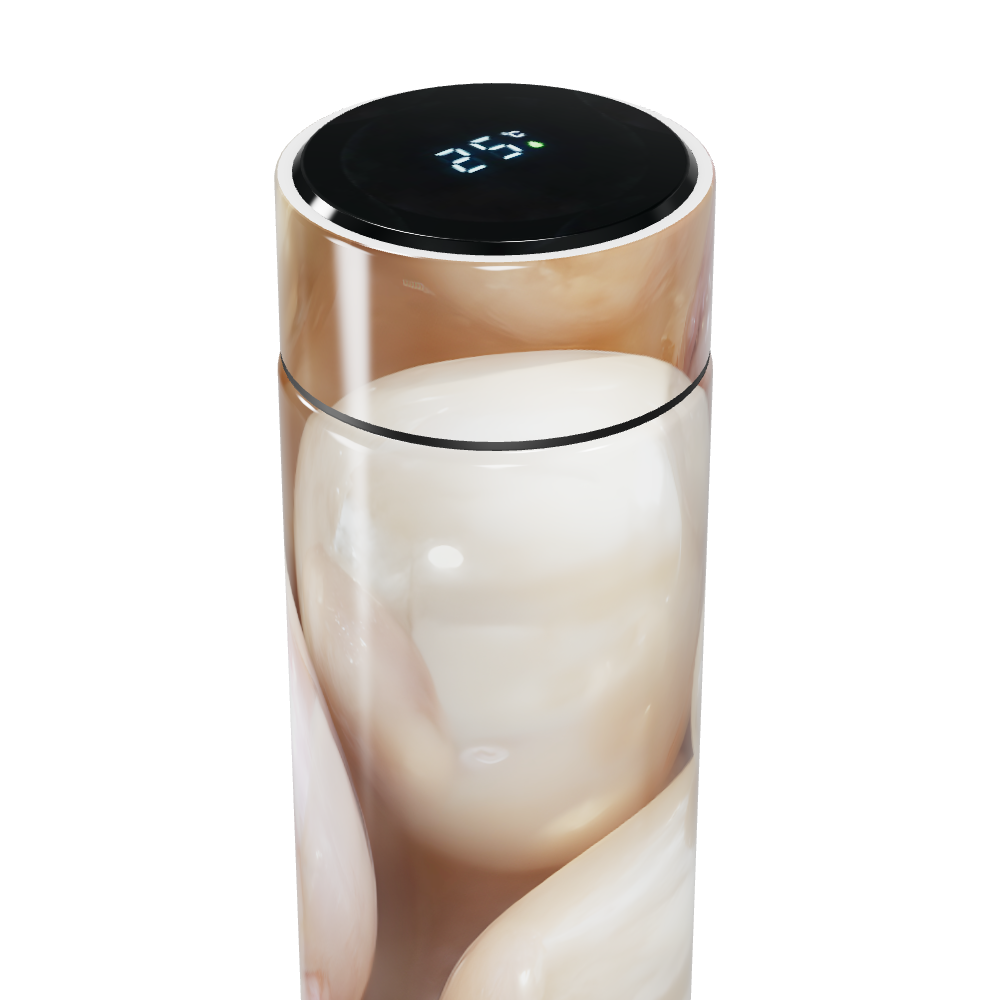 Garrafa Térmica Touch - Estampa de Conchas