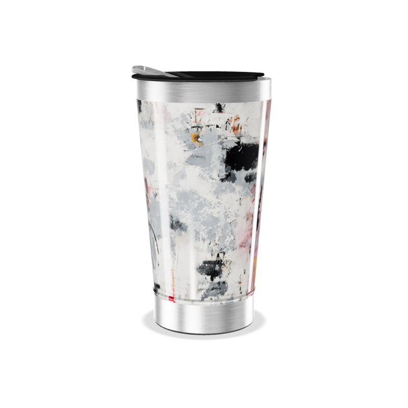 Copo Térmico - Estampa Abstrata Colorida