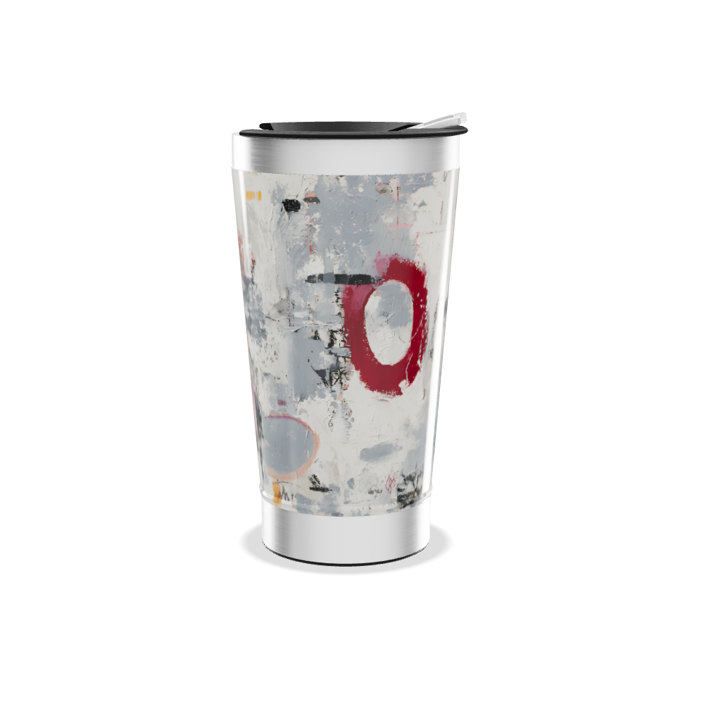 Copo Térmico - Estampa Abstrata Colorida