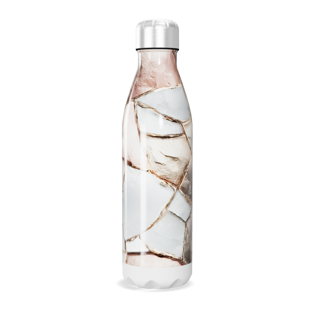 Garrafa Inox - Estampa Mármore 500ml