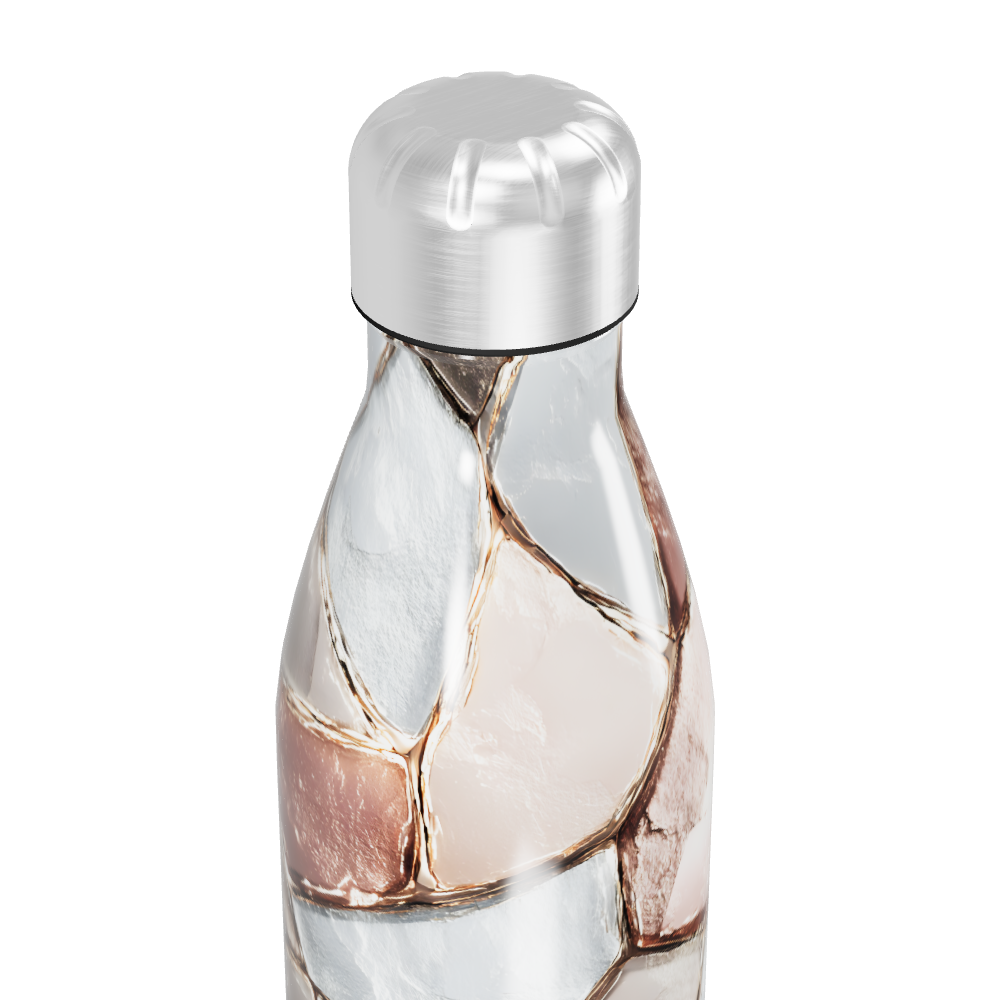 Garrafa Inox - Estampa Mármore 500ml