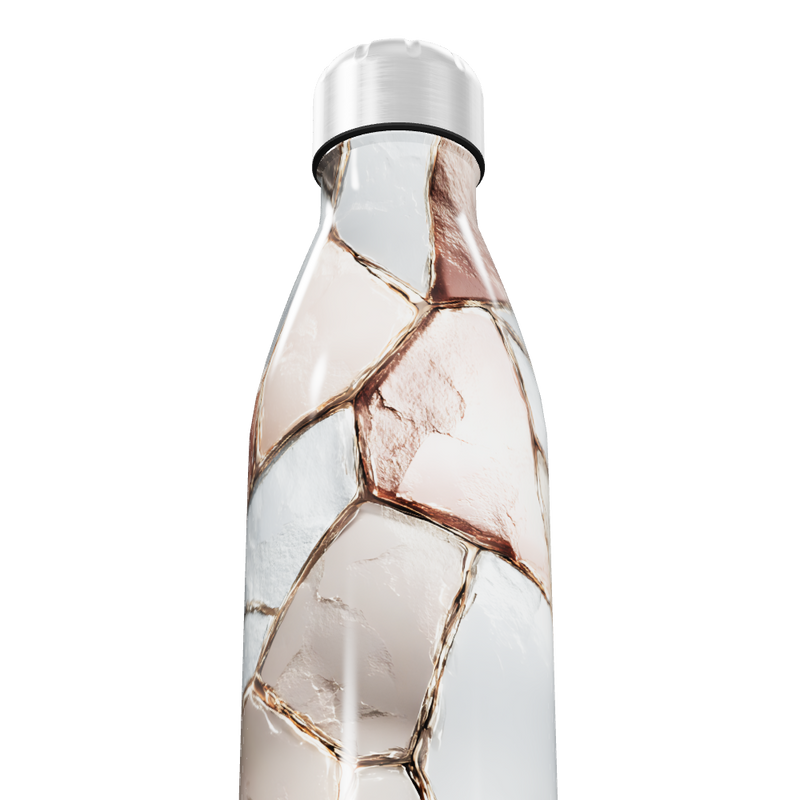 Garrafa Inox - Estampa Mármore 500ml