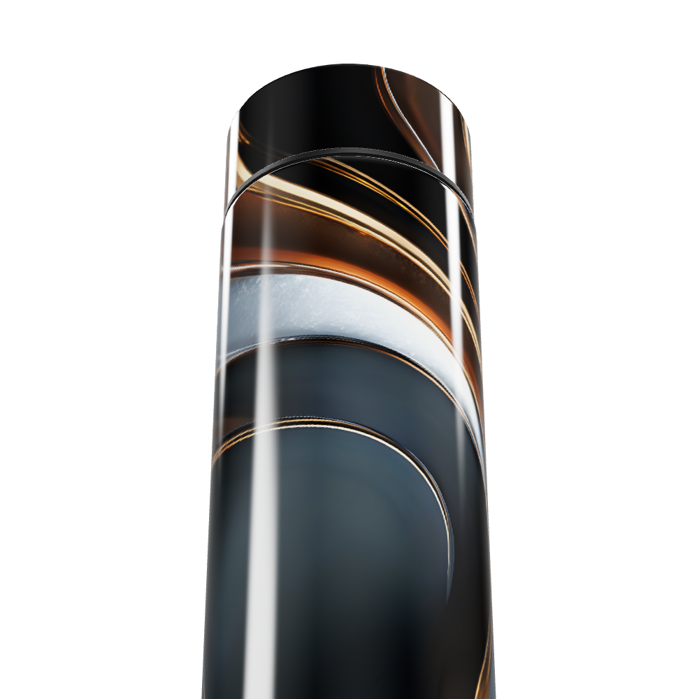 Garrafa Térmica Touch - Design Preto e Marrom