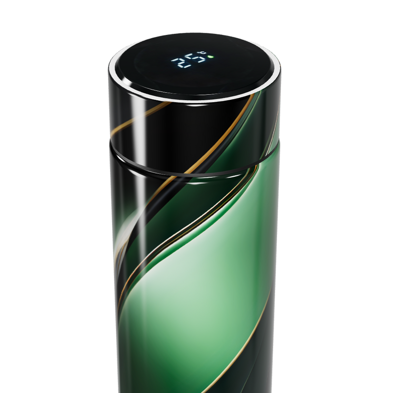 Garrafa Térmica Touch - Verde com Display Digital