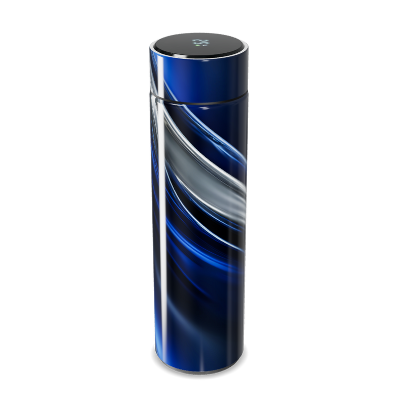 Garrafa Térmica Touch - Azul Inox Listrada