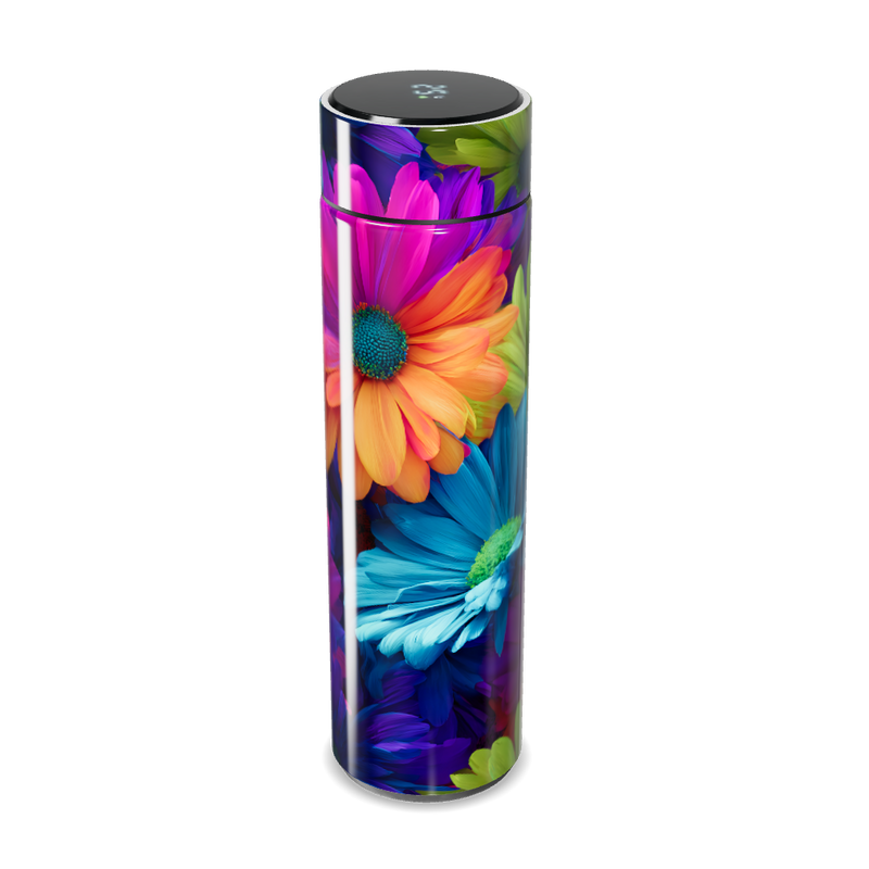 Garrafa Térmica Touch - Flores Coloridas