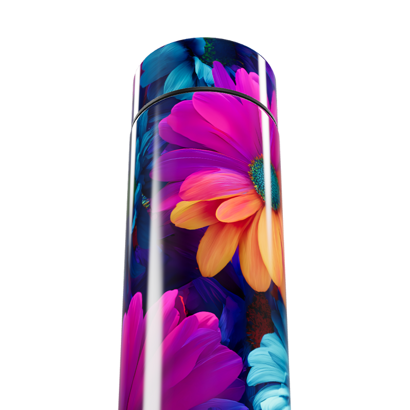 Garrafa Térmica Touch - Flores Coloridas