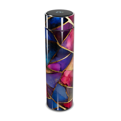 Garrafa Térmica Touch - Colorida com Estampa Abstrata