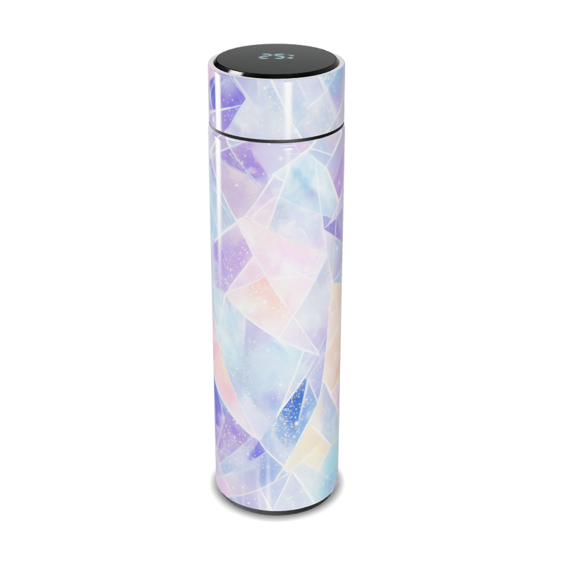 Garrafa Térmica Touch - Estampa Geométrica Colorida