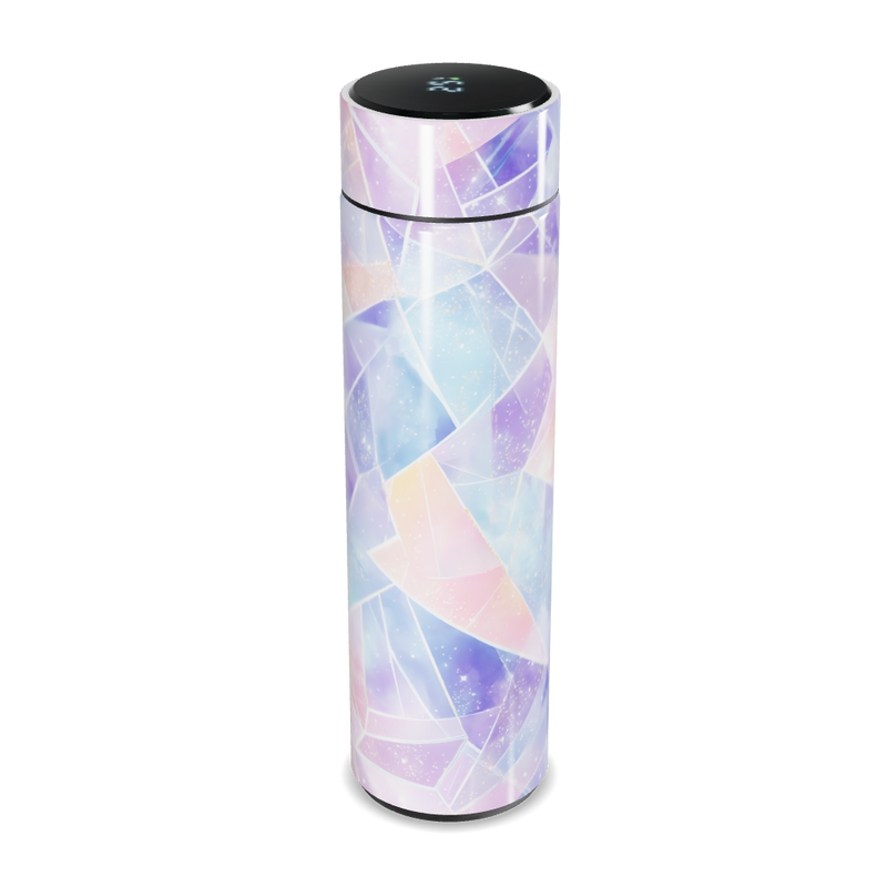 Garrafa Térmica Touch - Estampa Geométrica Colorida