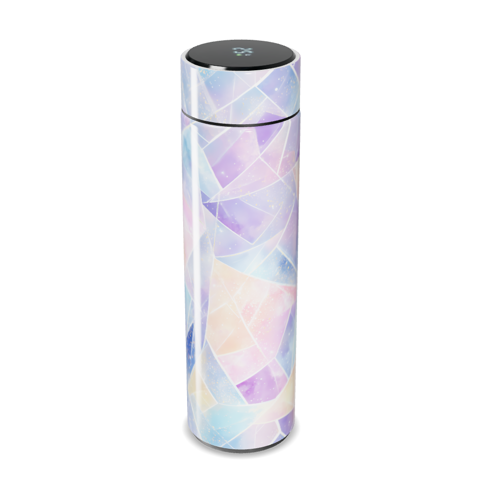 Garrafa Térmica Touch - Estampa Geométrica Colorida