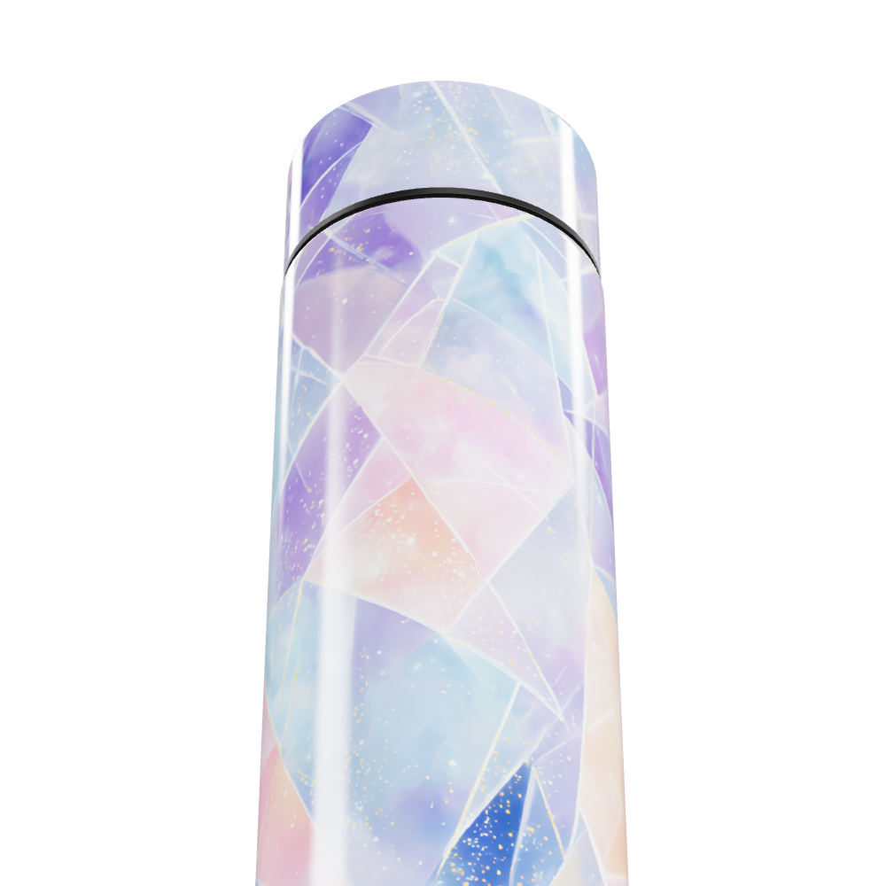 Garrafa Térmica Touch - Estampa Geométrica Colorida