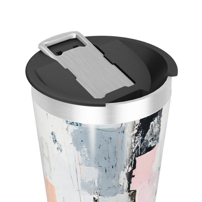 Copo Térmico - Estampa Abstrata Colorida