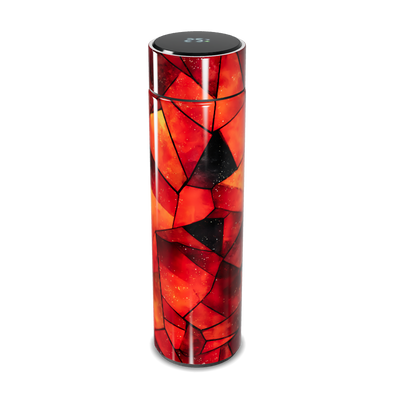 Garrafa Térmica Touch - Vidro Colorido Geométrico