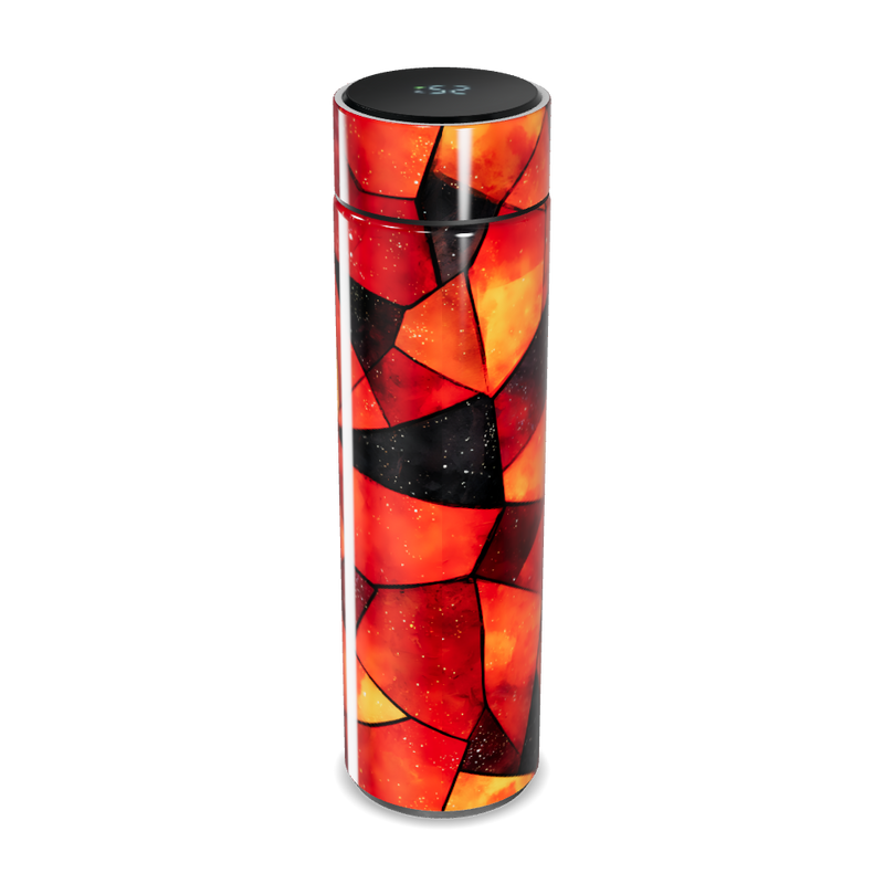 Garrafa Térmica Touch - Vidro Colorido Geométrico