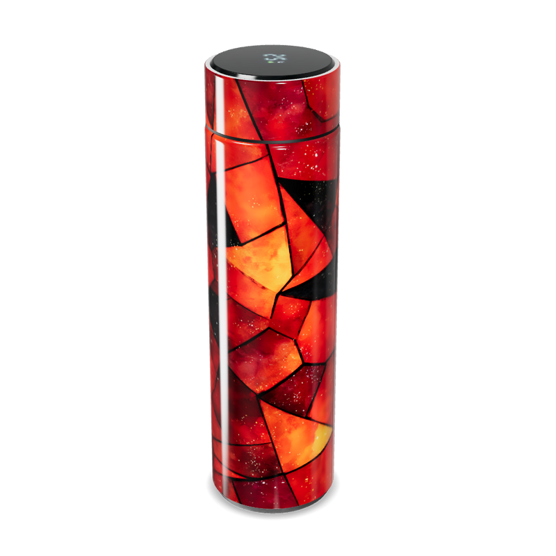 Garrafa Térmica Touch - Vidro Colorido Geométrico