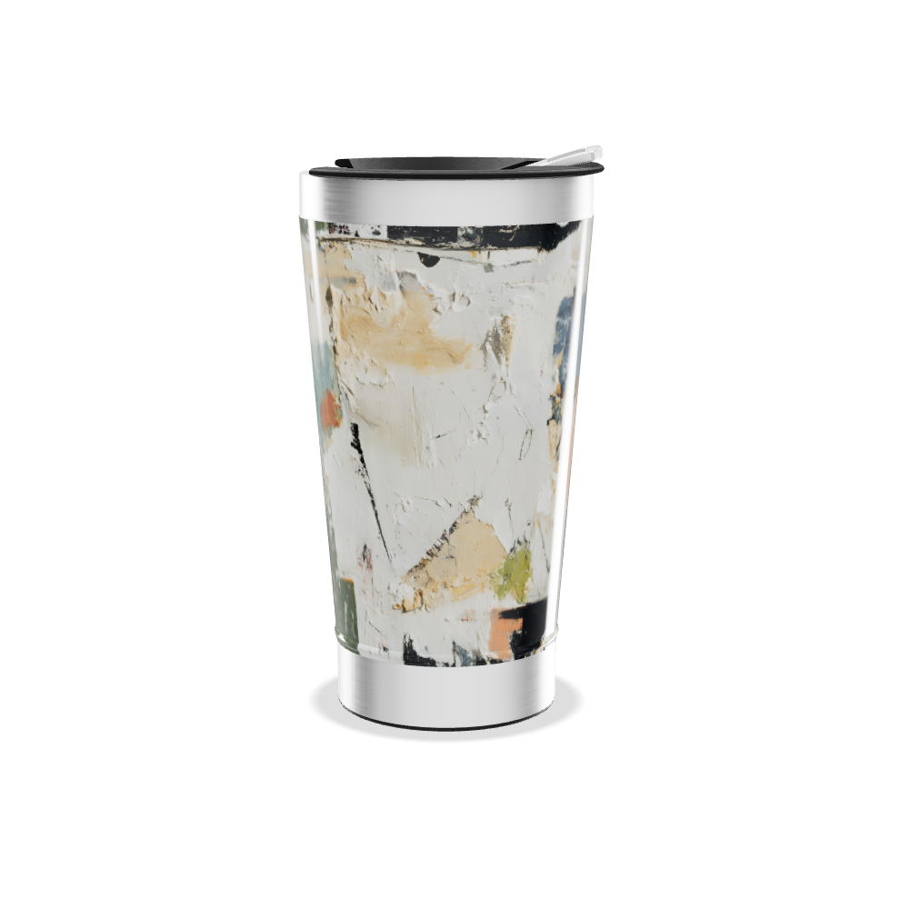 Copo Térmico - Estampa Abstrata Colorida