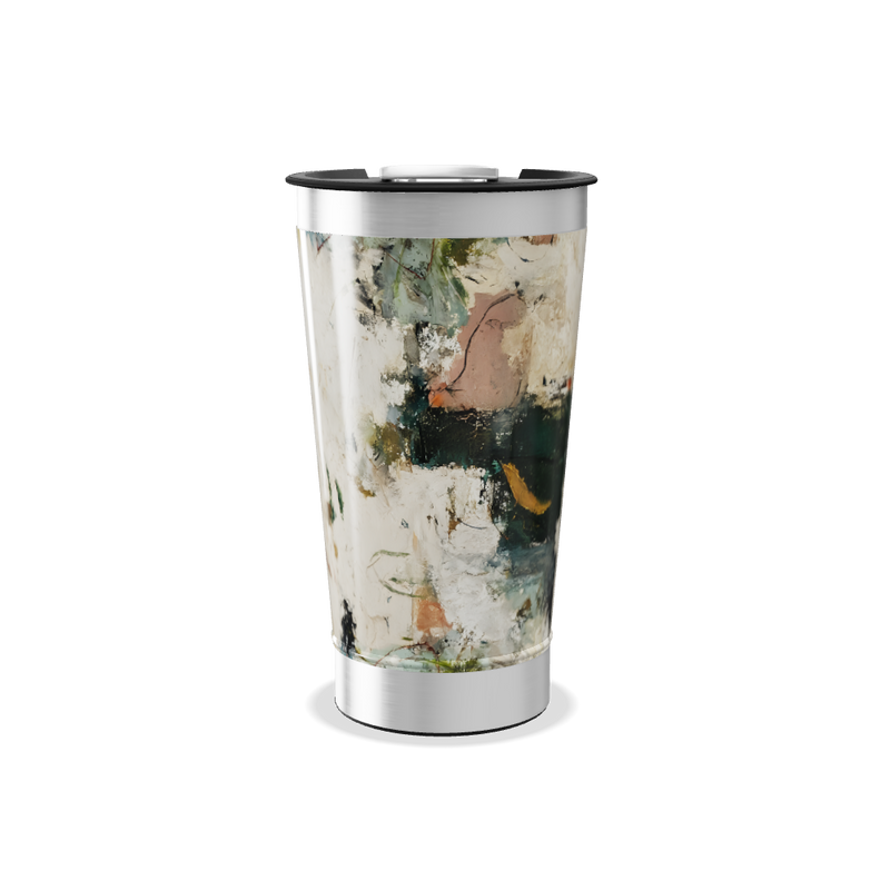 Copo Térmico - Estampa Abstrata Colorida
