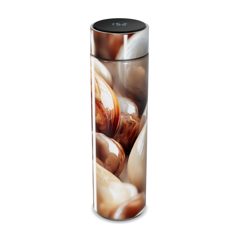 Garrafa Térmica Touch - Estampa Conchas Digitais