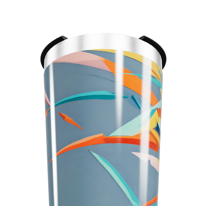 Copo Térmico - Estampa Abstrata Colorida