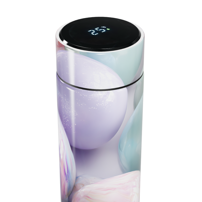 Garrafa Térmica Touch - Estampa Pastel Colorida