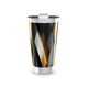 Copo Térmico - Estampa Geométrica Aço Inox