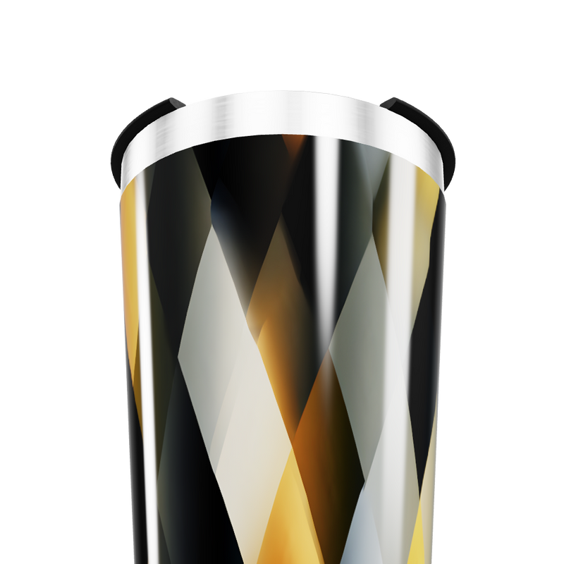 Copo Térmico - Estampa Geométrica Aço Inox